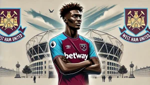 Tammy Abraham in West Ham Shirt