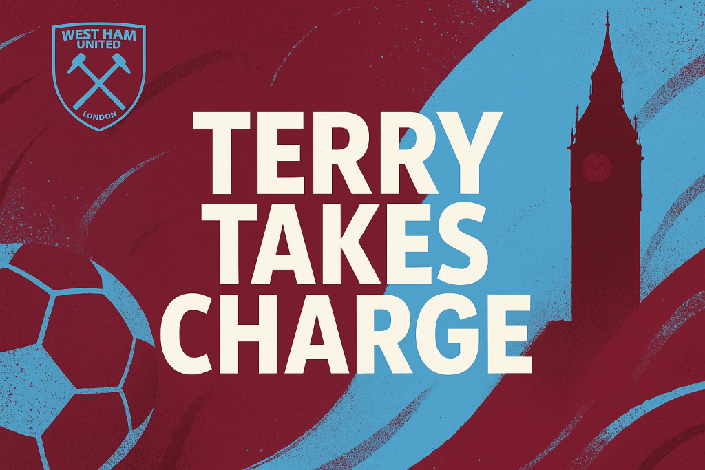 TERRY TAKES CHARGE