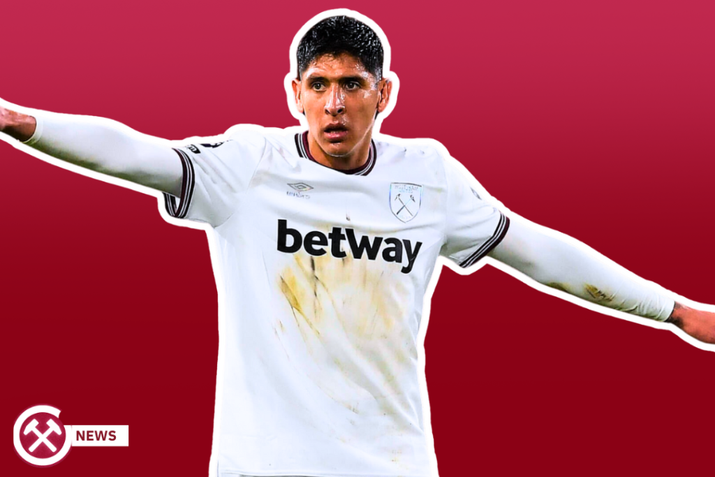 Edson Alvarez with white outline