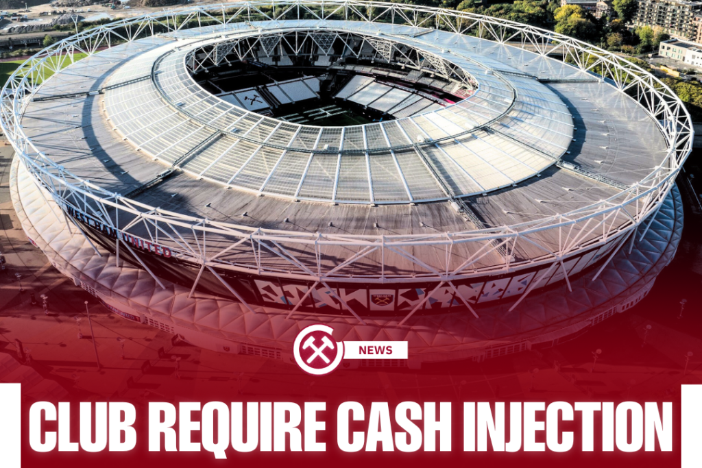 West Ham needing cash injection