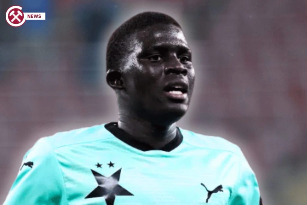 Wesrt Ham sign diouf