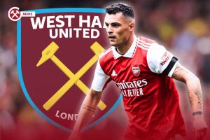 granit xhaka West Ham Logo