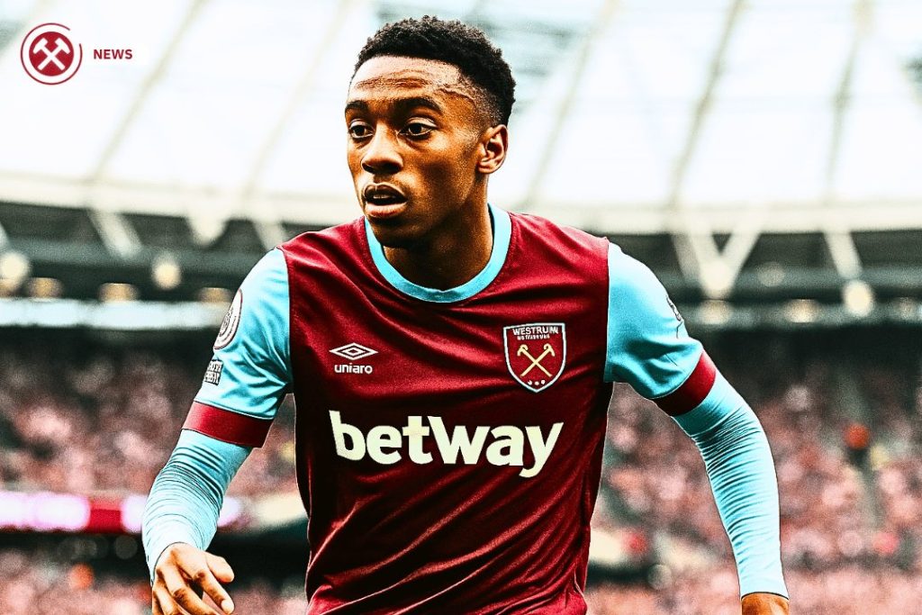 joe willock in west ham shirt