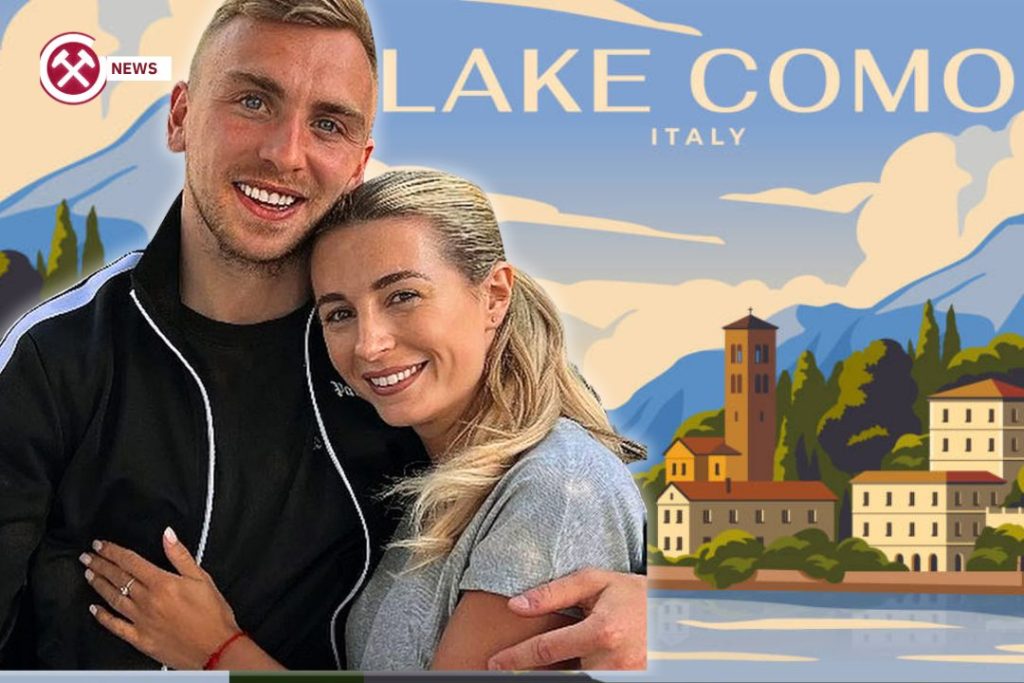 Dani Dyer and Jarrod Bowen Lake Como