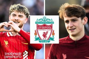 Tyler Morton and Harvey Elliot