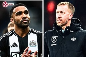 Graham Potter and Callum Wilson