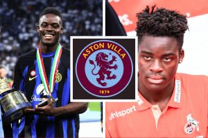 Yan Bisseck Aston Villa Logo